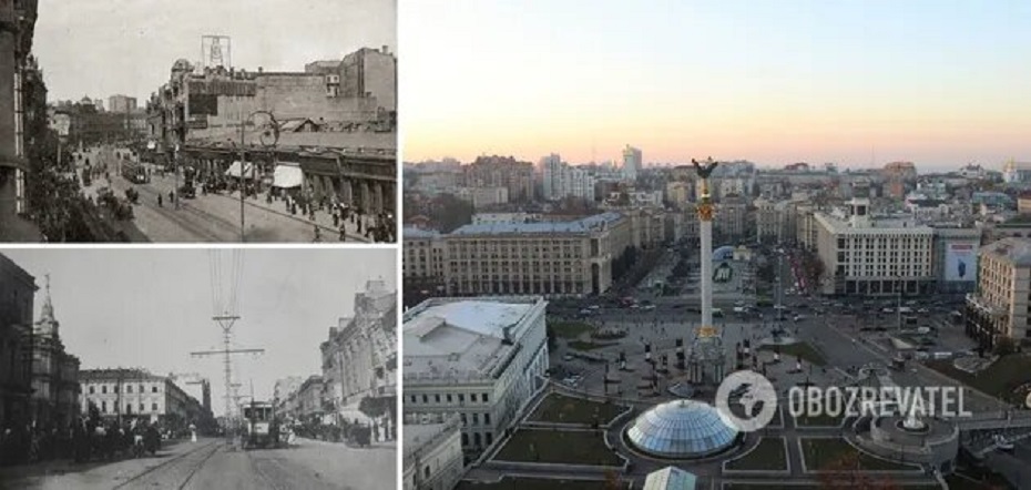 Як виглядали Хрещатик та Майдан Незалежності в Києві в 1910-х роках, показали у мережі