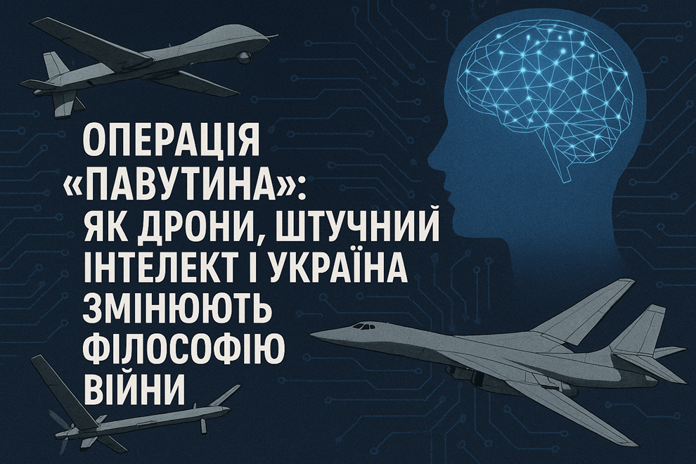 Операція «Павутина» — це не лише удар по об’єктах. Це демонстрація того, що розумні технології змінюють саму природу війни