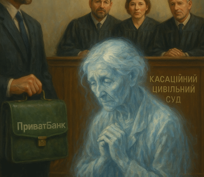 Долю вкраденого ПриватБанком депозиту померлої бабусі вирішить Касаційний цивільний суд