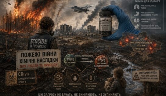 Дослідження доктора Сільї попереджає: пожежі на фронті можуть запускати приховані канцерогенні процеси у ґрунтах