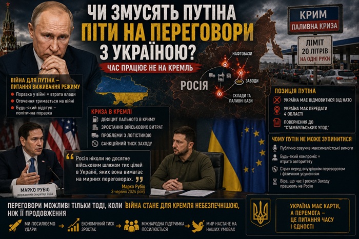 Путін загнав себе в пастку: чому Кремль більше не може зупинити війну