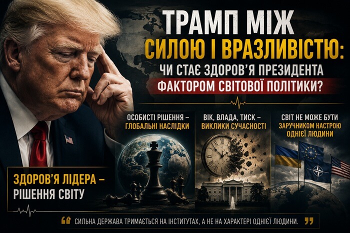 Світова політика і здоров’я лідерів: чому навколо Трампа виникли нові дискусії