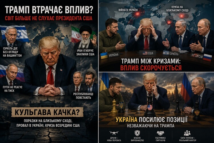 Трамп втрачає контроль? Чому союзники, Путін і навіть республіканці більше його не слухають